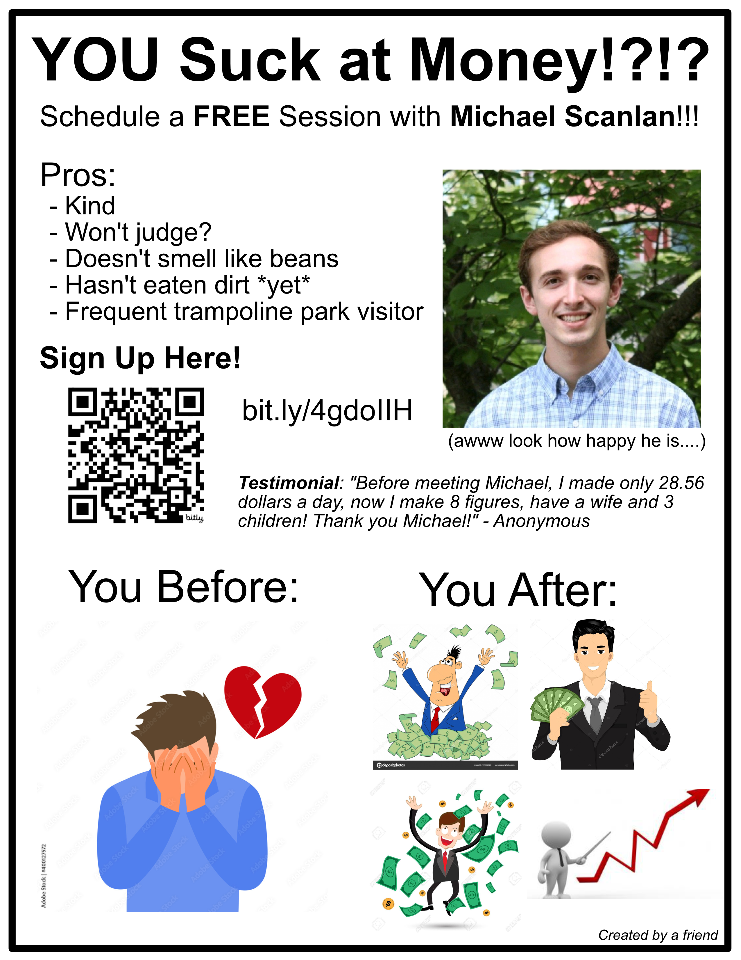 Michael Financial Poster